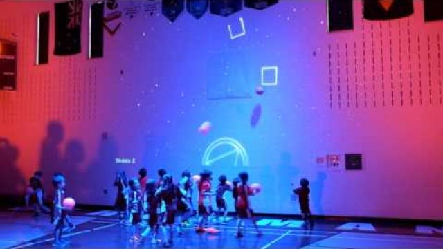 Interactive Gym Wall - 4th grade kids