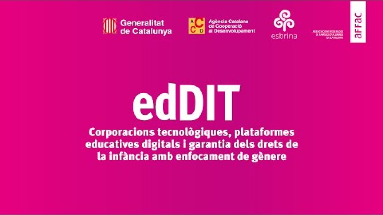 Acte de presentació de l'estudi edDIT