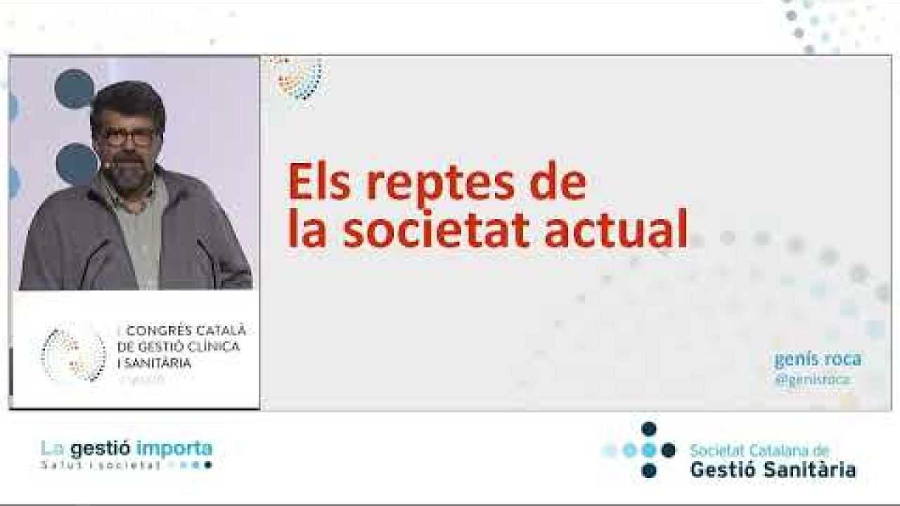 "Els reptes de la societat actual" per Genís Roca