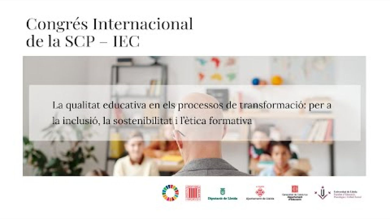 Congrés SCP IEC 2022 -  Auditori - P1: Avaluació per la qualitat docent