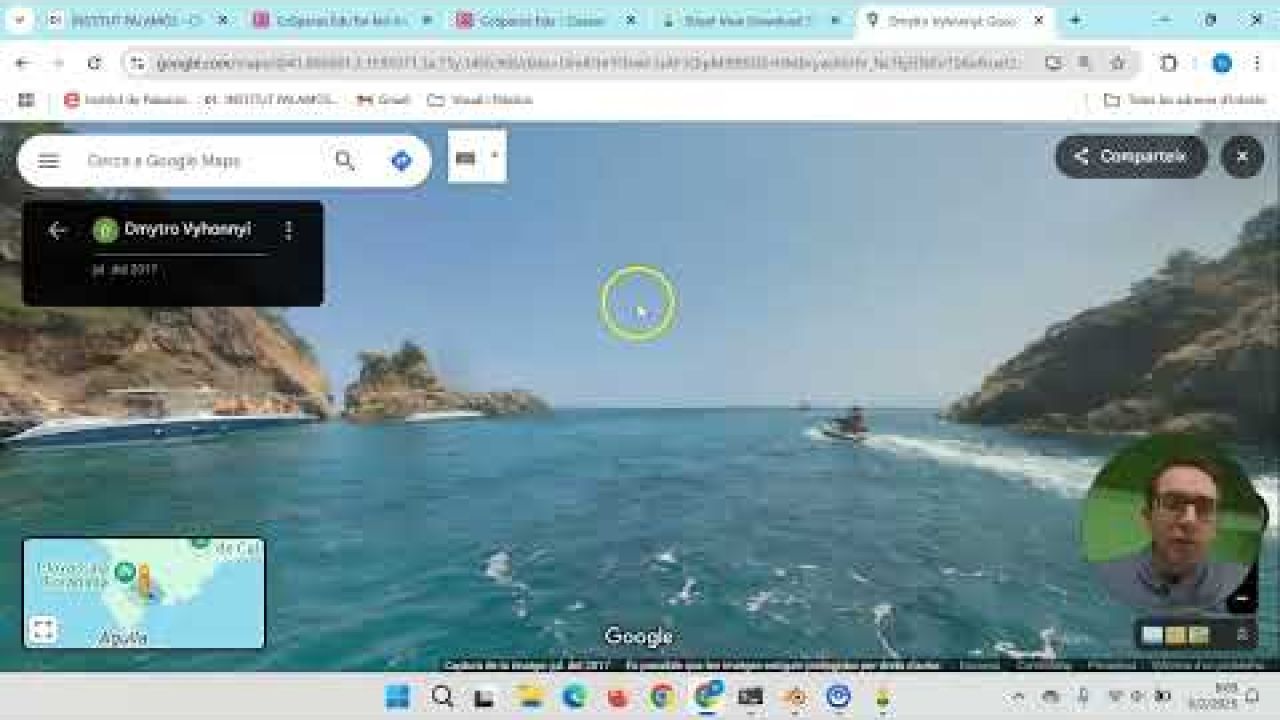 Imatges 360 de Street View a Cospaces Edu