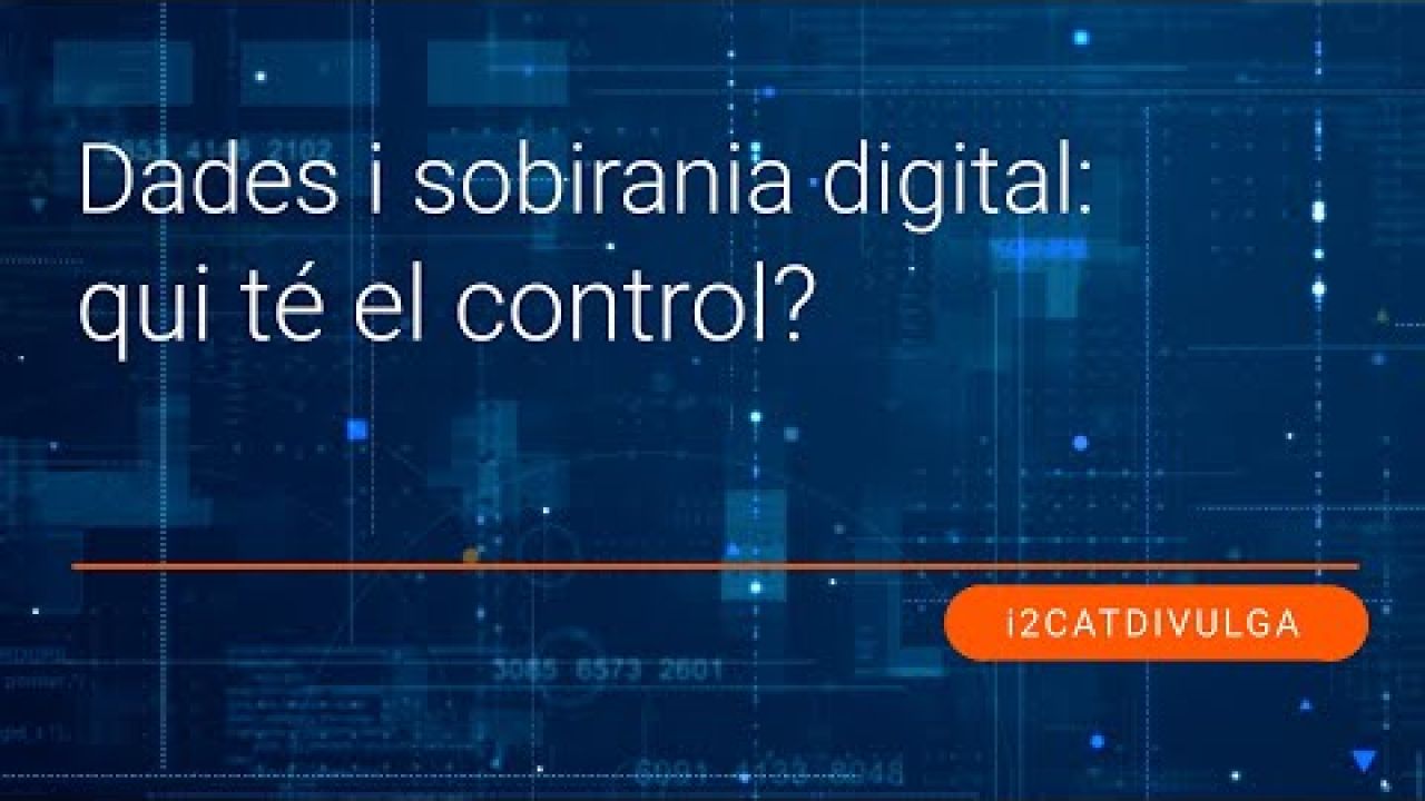 📈 "Els espais de dades creen ecosistemes descentralitzats de compartició de dades" I #i2CATdivulga
