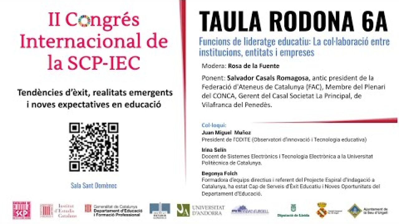 II Congrés SCP-IEC - 30/11/2024 - TAULA RODONA 6A