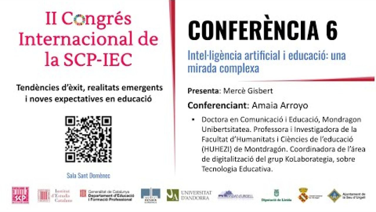 II Congrés SCP-IEC - 30/11/2024 - CONFERÈNCIA 6
