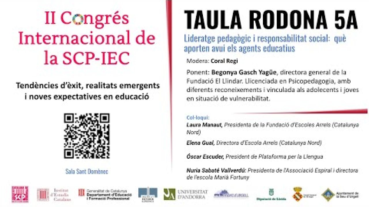 II Congrés SCP-IEC - 29/11/2024. TAULA RODONA 5A